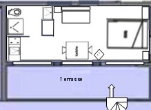 Studio verhuren vakantie Boulouris,Var Côte d'Azur