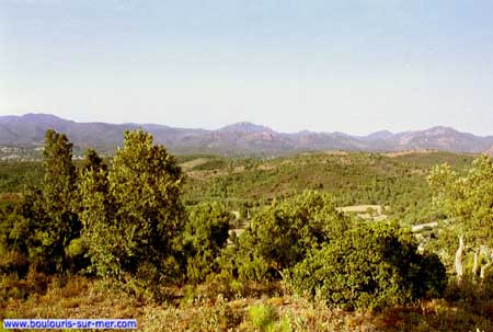 Boulouris sur mer saint raphael, L'Esterel