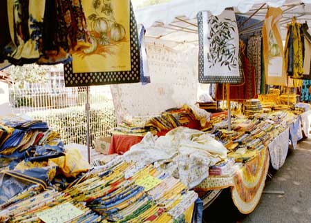 Boulouris sur mer saint raphael, Le marché de Boulouris