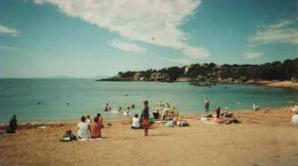 Boulouris sur mer saint raphael, Les plages de Boulouris