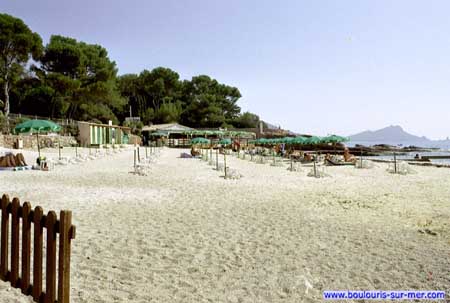 Boulouris sur mer saint raphael, Les plages de Boulouris