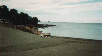 Plage du Dramont,Les plages de saint raphael Var