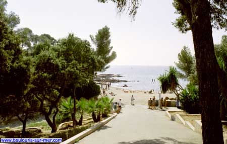 Plage de la pescade,Plage de Boulouris,Les plages de saint raphael Var