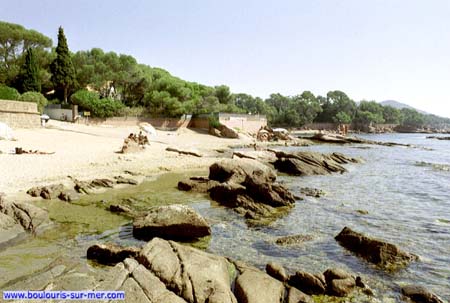 Plage du Val Fleuri,Plage de Boulouris,Les plages de saint raphael Var