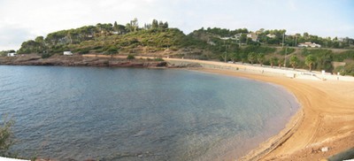 Plage d'Agay,plage de Camp long,Les plages de saint raphael Var