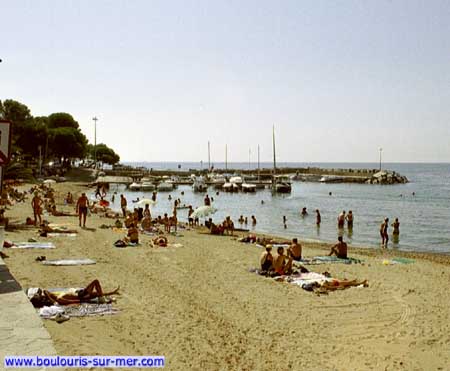 Plage d'arène Grosse,Plage de Boulouris,Les plages de saint raphael Var