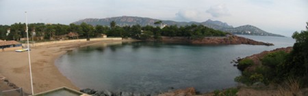 Plage d'Agay,plage de Camp long,Les plages de saint raphael Var