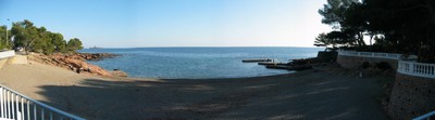 Plage du Dramont,Les plages de saint raphael Var