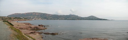 Plage d'Agay,plage de pointe longue,Les plages de saint raphael Var