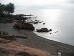 Plage du Dramont,Les plages de saint raphael Var