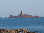 Plage du Dramont,Les plages de saint raphael Var